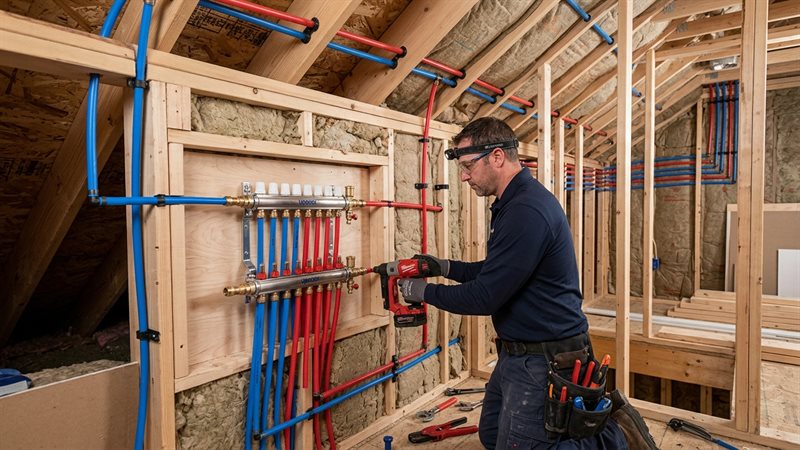 repiping Lake Havasu City complete overhead residential PEX plumbing replacement